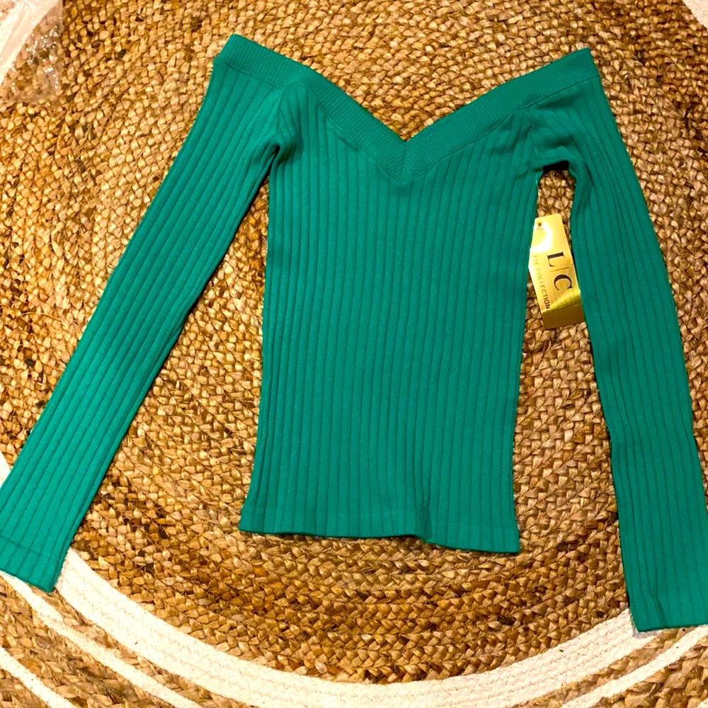 Ribbed long sleeve shirt